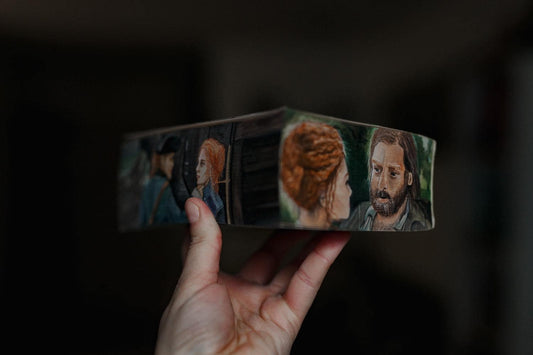Fore-edge painting Drums of Autumn - Diana Gabaldon | Outlander