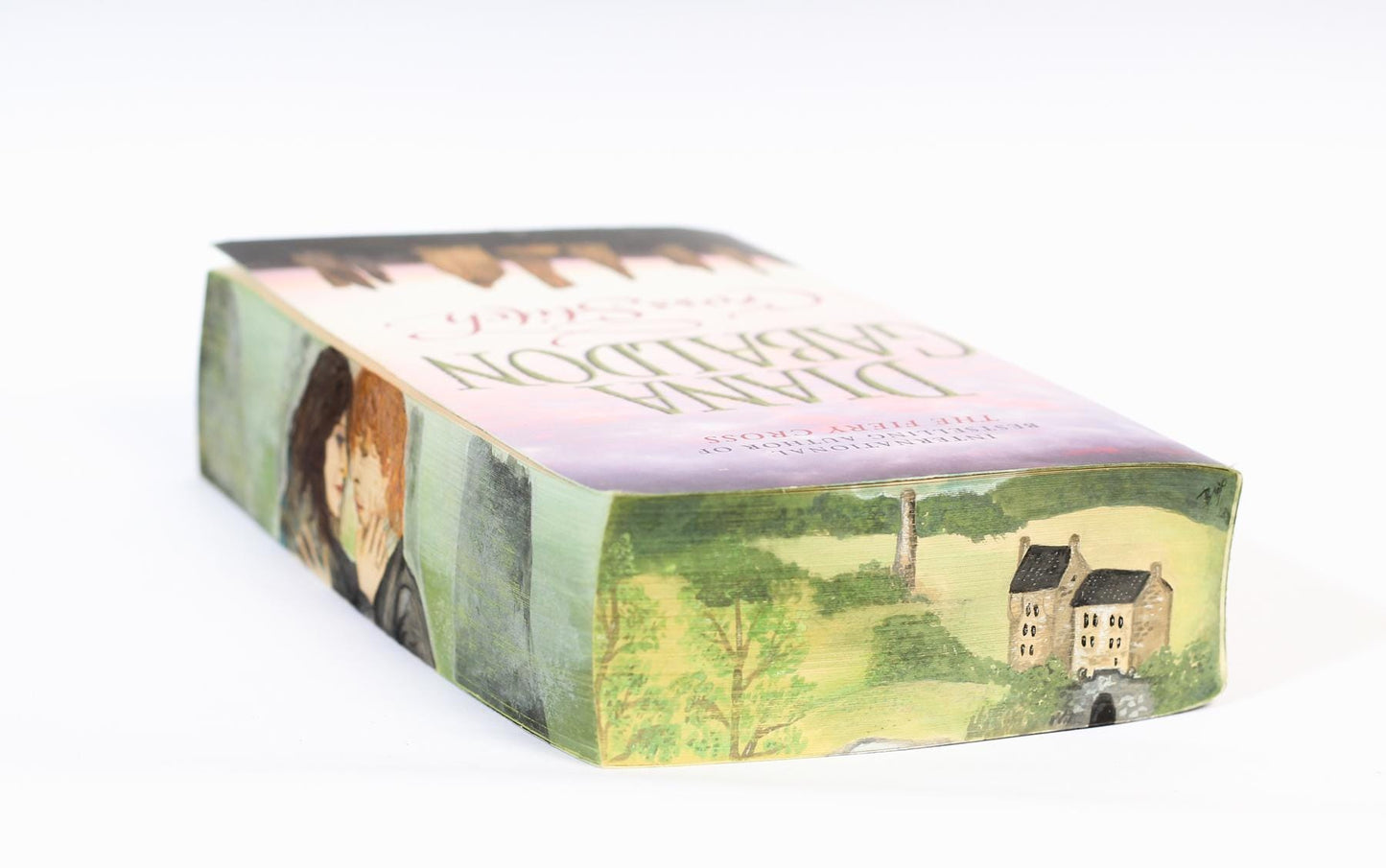 Fore-edge painting | Cross Stitch (Outlander) - Diana Gabaldon