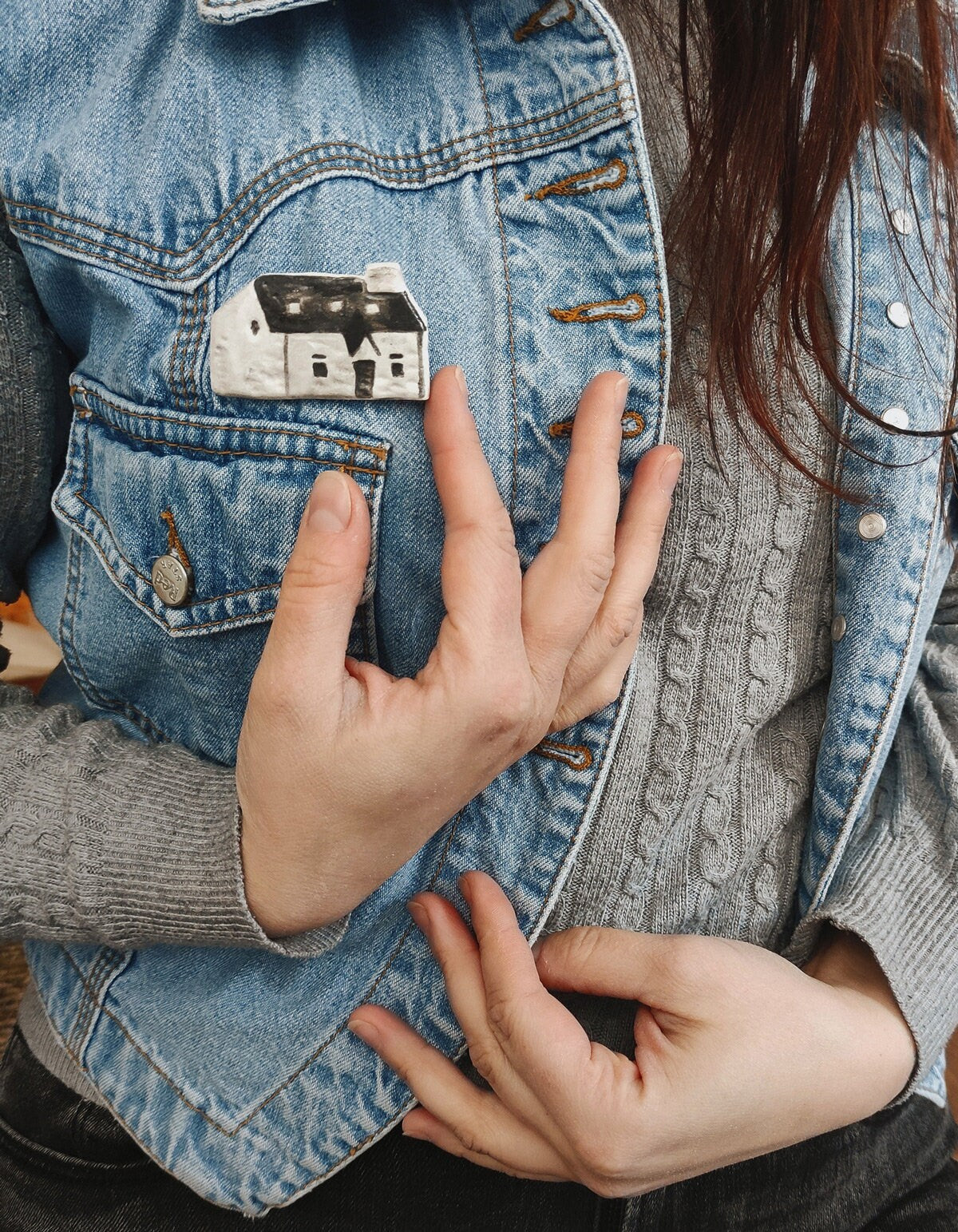 Scotland White House Brooch