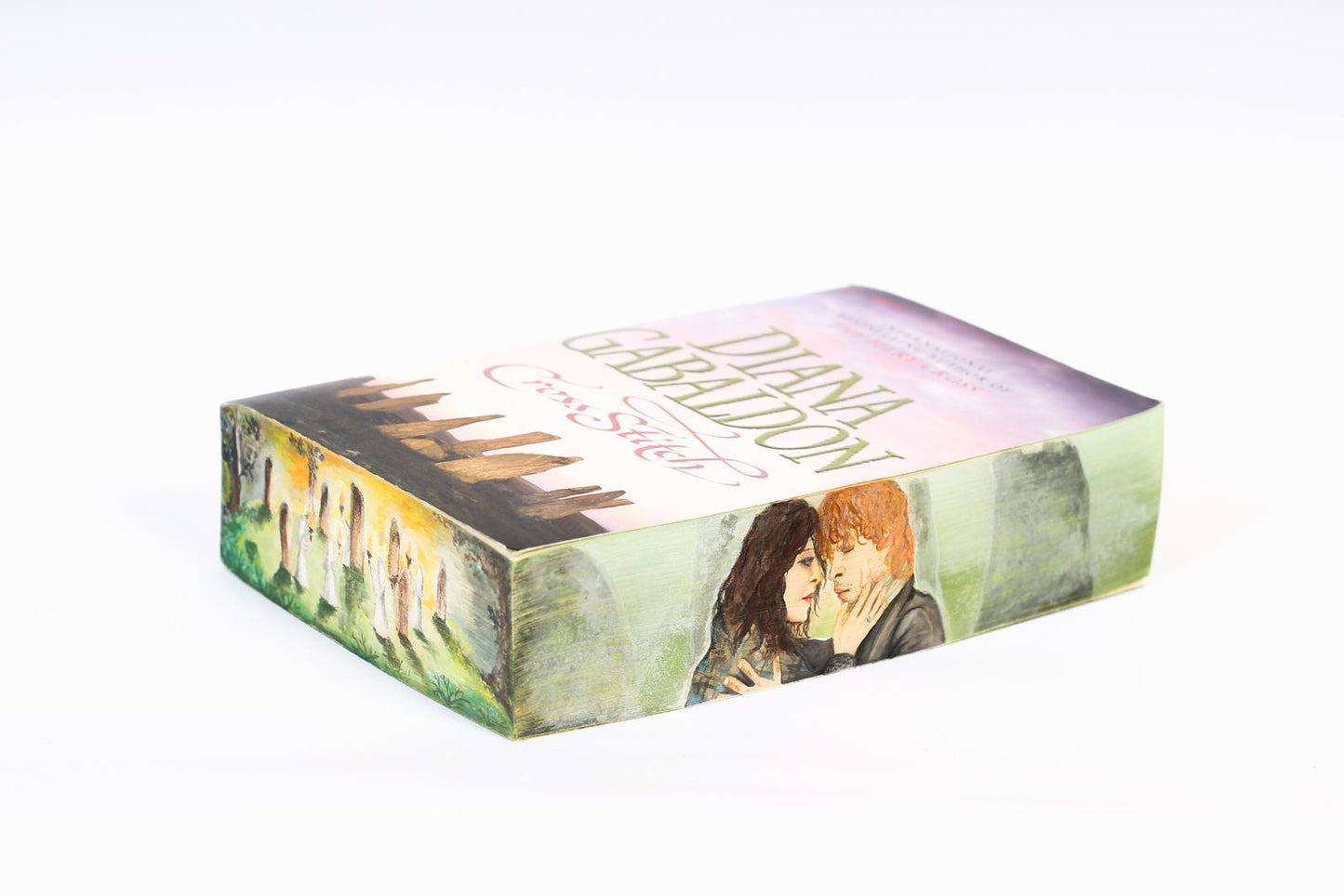 Fore-edge painting | Cross Stitch (Outlander) - Diana Gabaldon