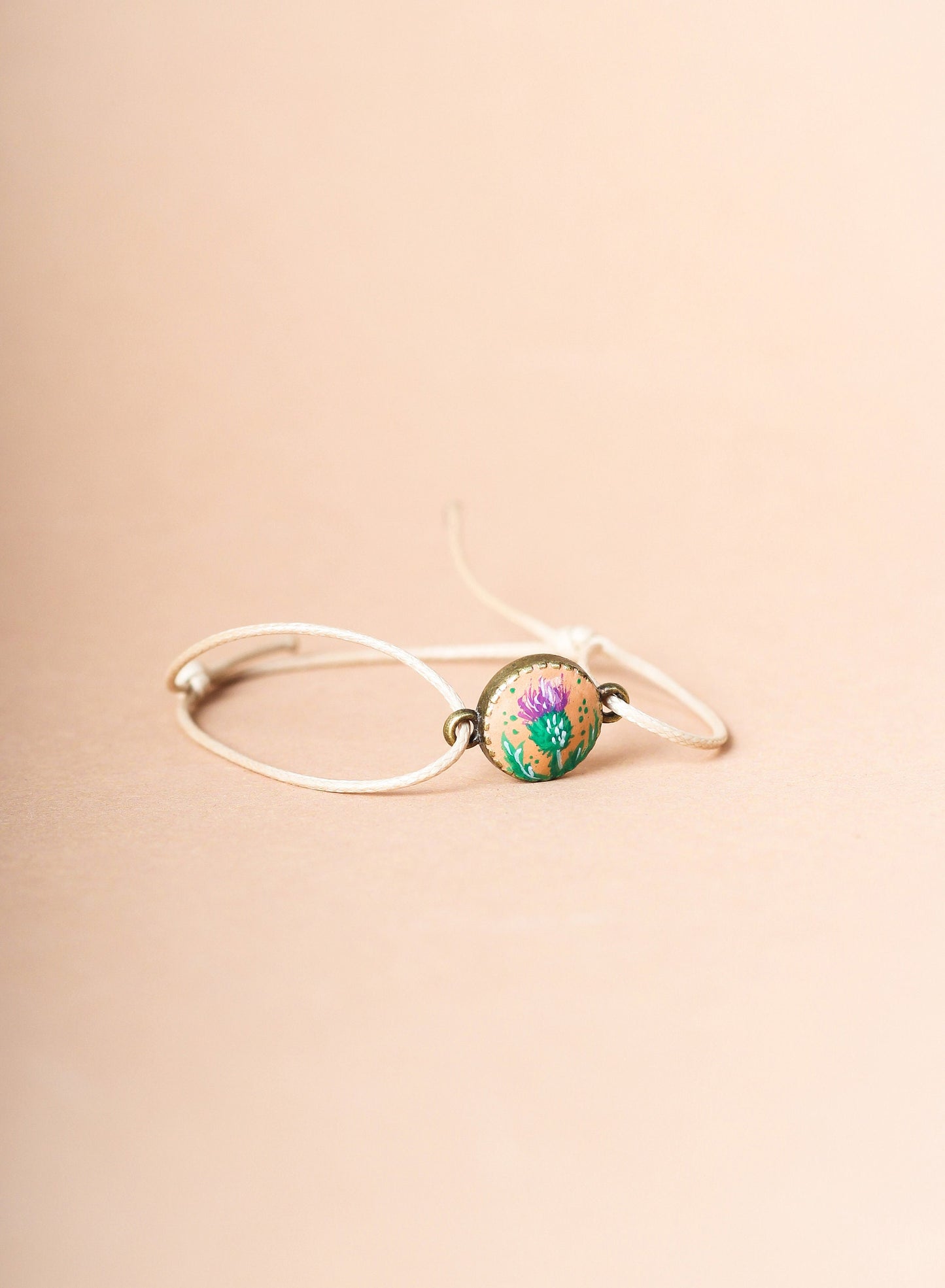 Scottish thistle bracelet