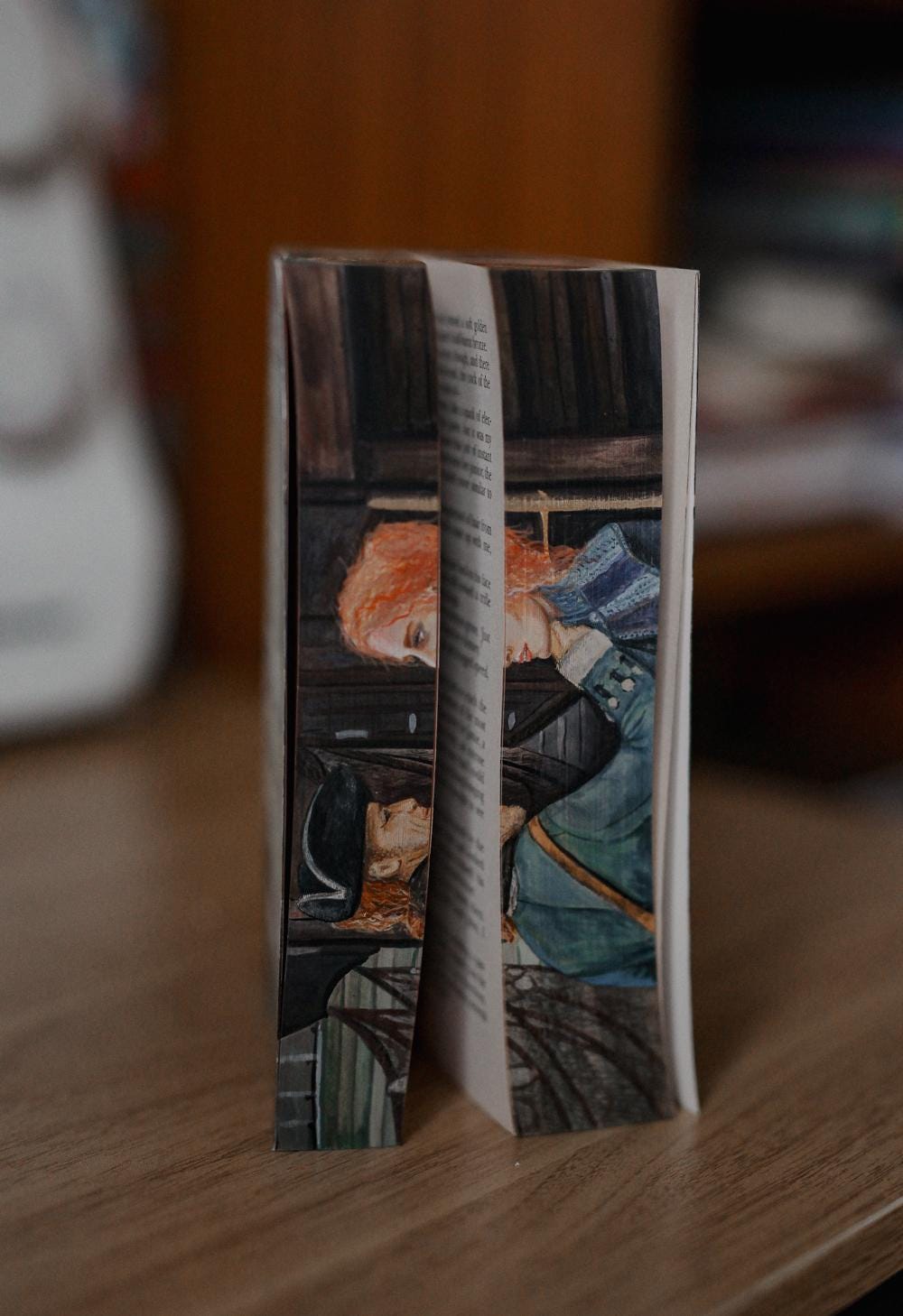 Fore-edge painting Drums of Autumn - Diana Gabaldon | Outlander